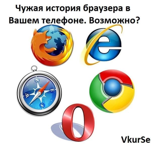 Чужая история браузера в Вашем телефоне. Возможно?